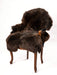 Natural brown sheepskin rug