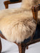 Natural caramel cream sheepskin rug #043