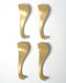 Gold Queen Anne metal furniture legs