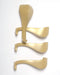 Gold Queen Anne metal furniture legs
