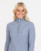 NB900 womens cable knit sweater in crystal blue