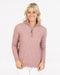 NB900 half zip cable knit womens sweater Lily Pink