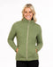 NS832 women's essential possum merino wool jacket in green