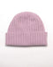 NX480 ribbed possum merino beanie Lilac Purple