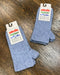 NX553 possum merino wool hand warmers crystal blue