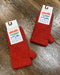 NX553 possum merino wool hand warmers scarlet red