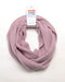 NX861 possum merino wool loop scarf Lilac