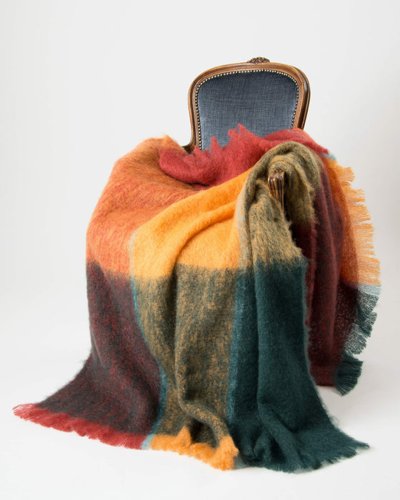 Checked Mohair Blanket Picasso Mohair Gorgeous Creatures