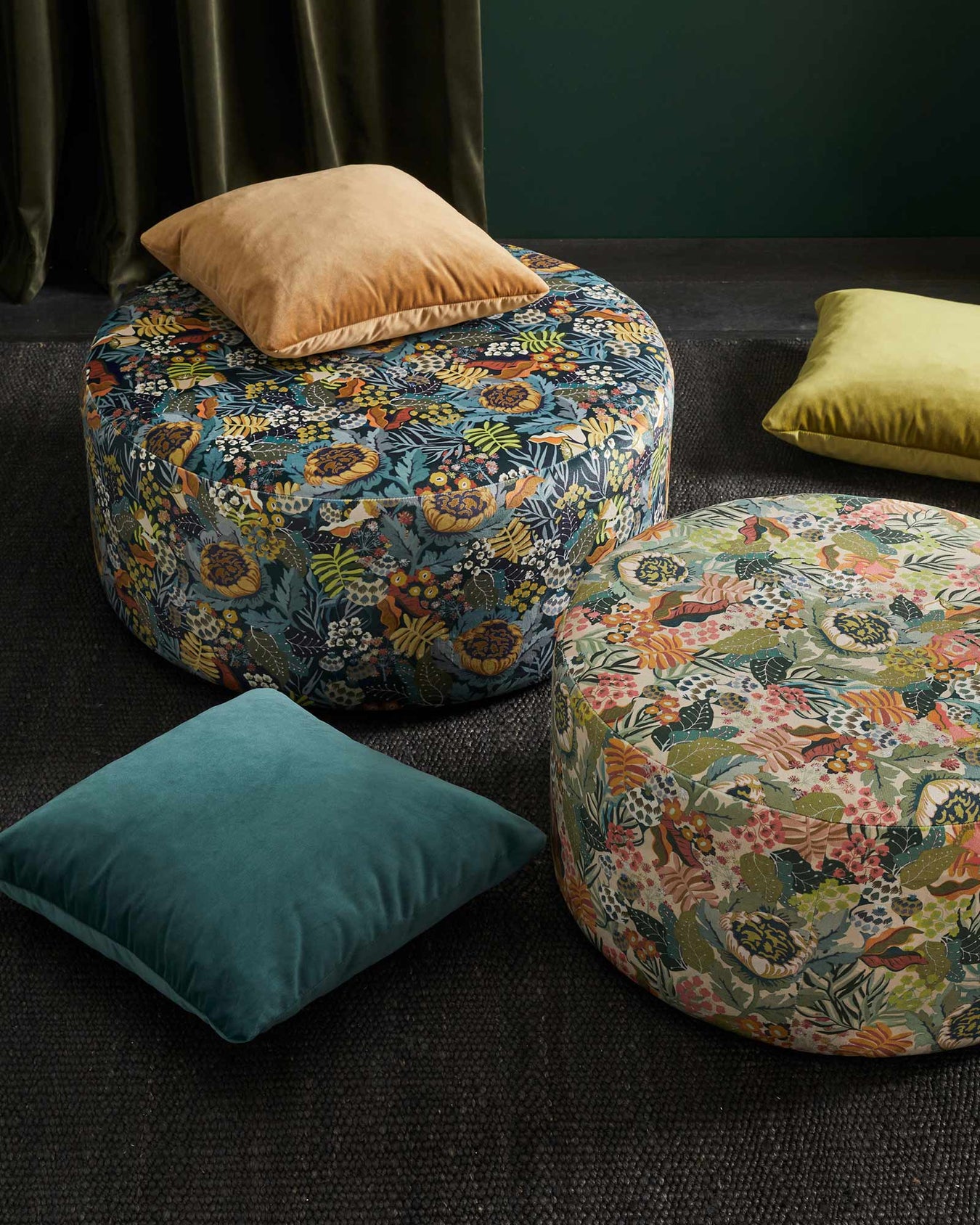 Fabric Ottomans