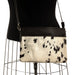 Cowhide handbag in chocolate leather #20