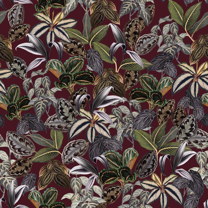 Zanzibar claret fabric