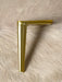 Borsari gold furniture leg 15cm tall