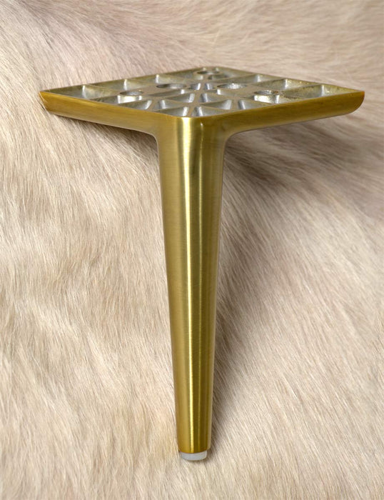 Borsari gold furniture leg 15cm tall