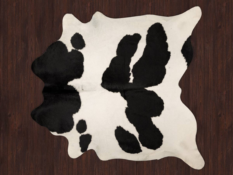 Black and White Cowhide Rug