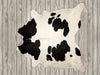 Black and White Cowhide Rug