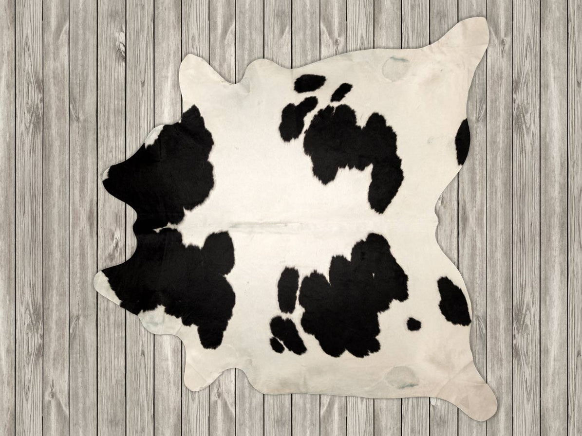 Black & White Cow Rugs COW3140 Cowhide Rug NZ Cow Skin Mat