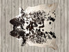 Chocolate Brown Speckle Cowhide Rug