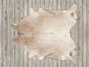 Taupe Beige Cowhide Rug