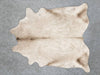 Curly Taupe Beige Cowhide Rug Murray Grey