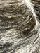 cowhide in shades of chocolate sand exotic mix detail