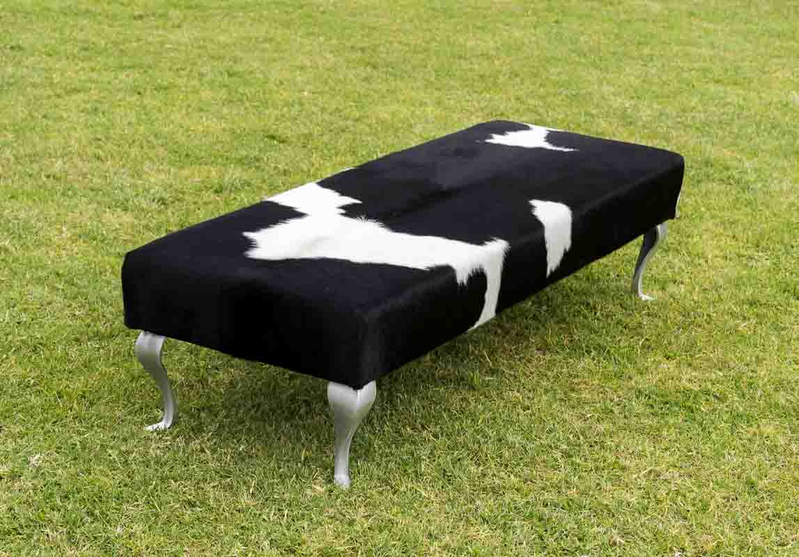 Cowhide Bench Ottoman NZ Creatures Bench Ottomans