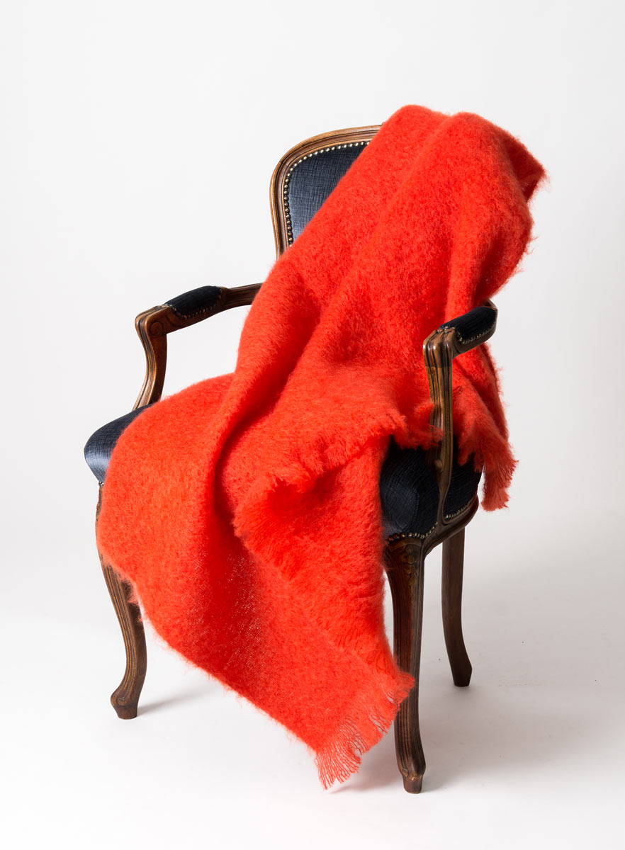 Bright Mohair Throws