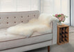 Ivory Wool Sheepskin Rug - Large Single Skin