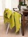Windermere Pesto Green Mohair Throw Blanket