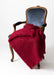 Red Mohair Throw Blanket NZ Windermere Tamarind