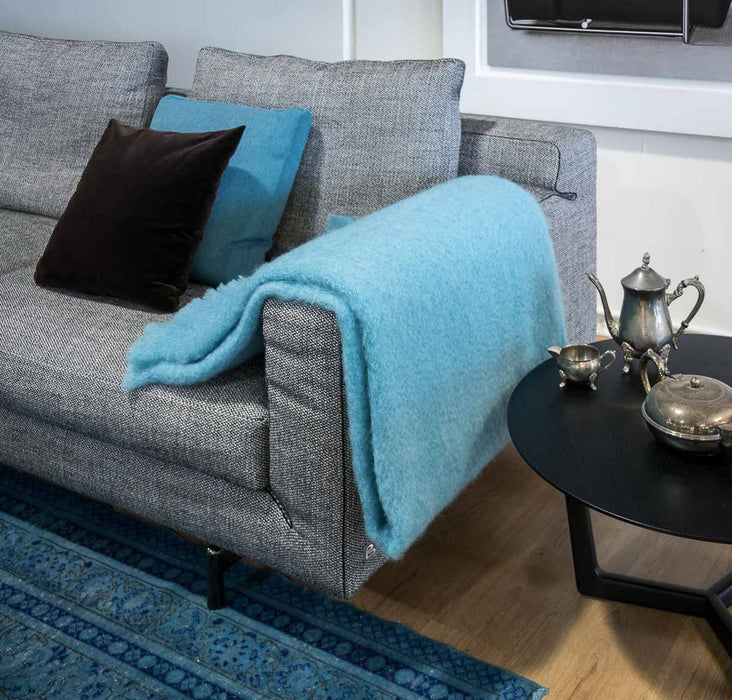 Windermere Sea Spray Mohair Chair Throw