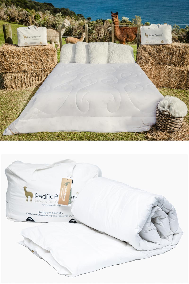 Pacific Alpacas Duvet Inner 100 Alpaca Duvet NZ Made —