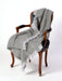 Mohair Throw NZ Pewter Grey