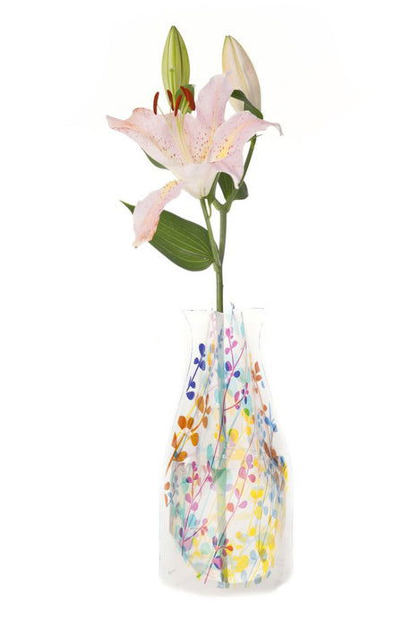 Plastic Expandable Flower Vase - Foliage