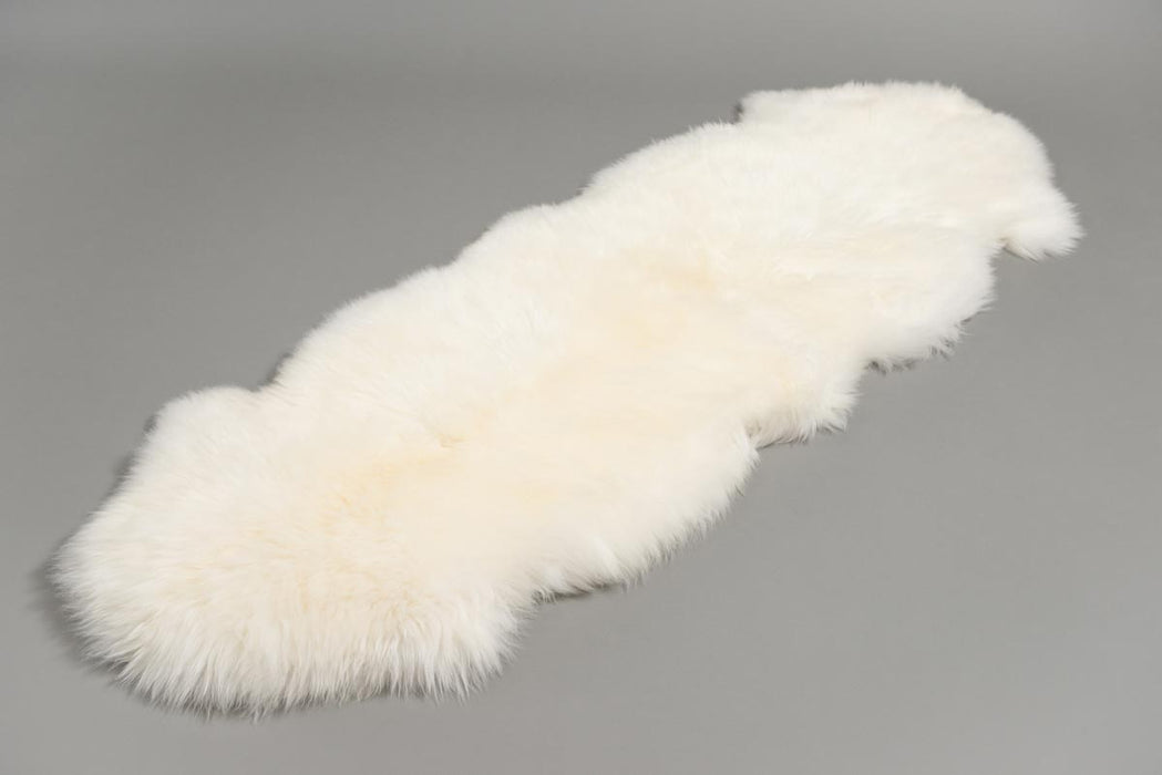 Ivory Wool Sheepskin Rug NZ - Double Sheepskin