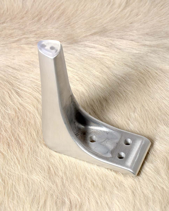 Valentino furniture leg for ottomans silver