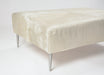 White cowhide ottoman Gorgeous Creatures