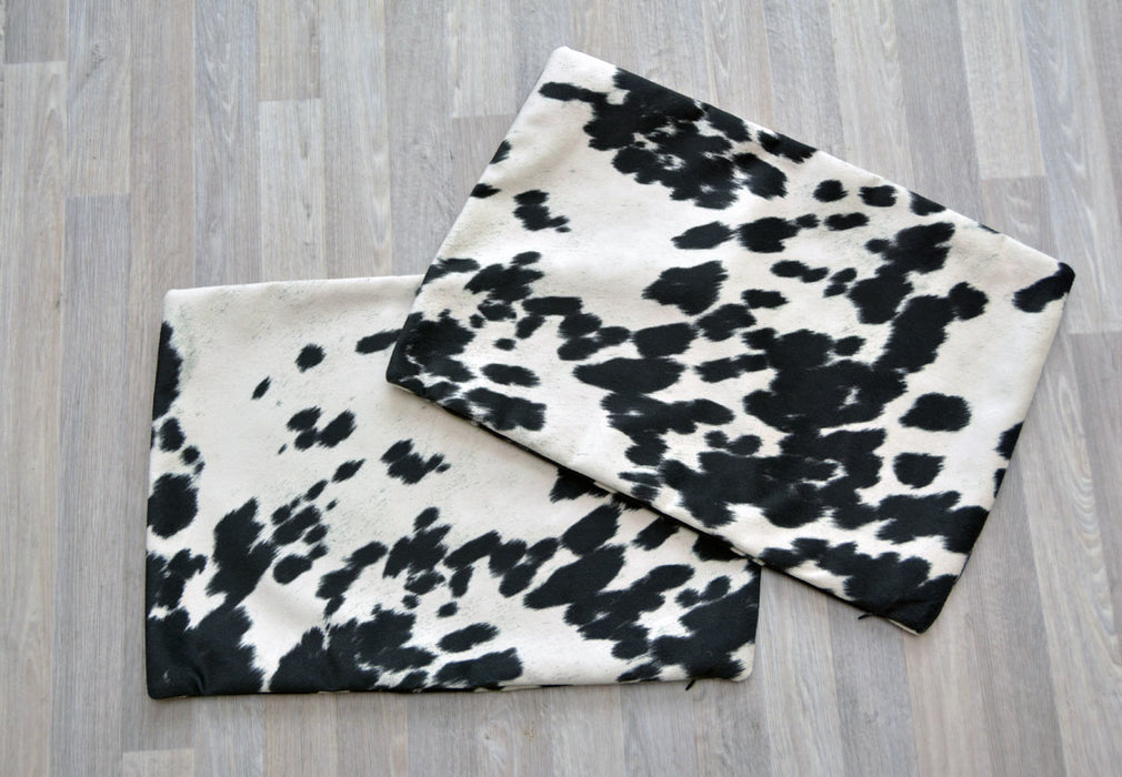 Faux Cowhide Cushions Cow Skin Fabric Cushions — Creatures