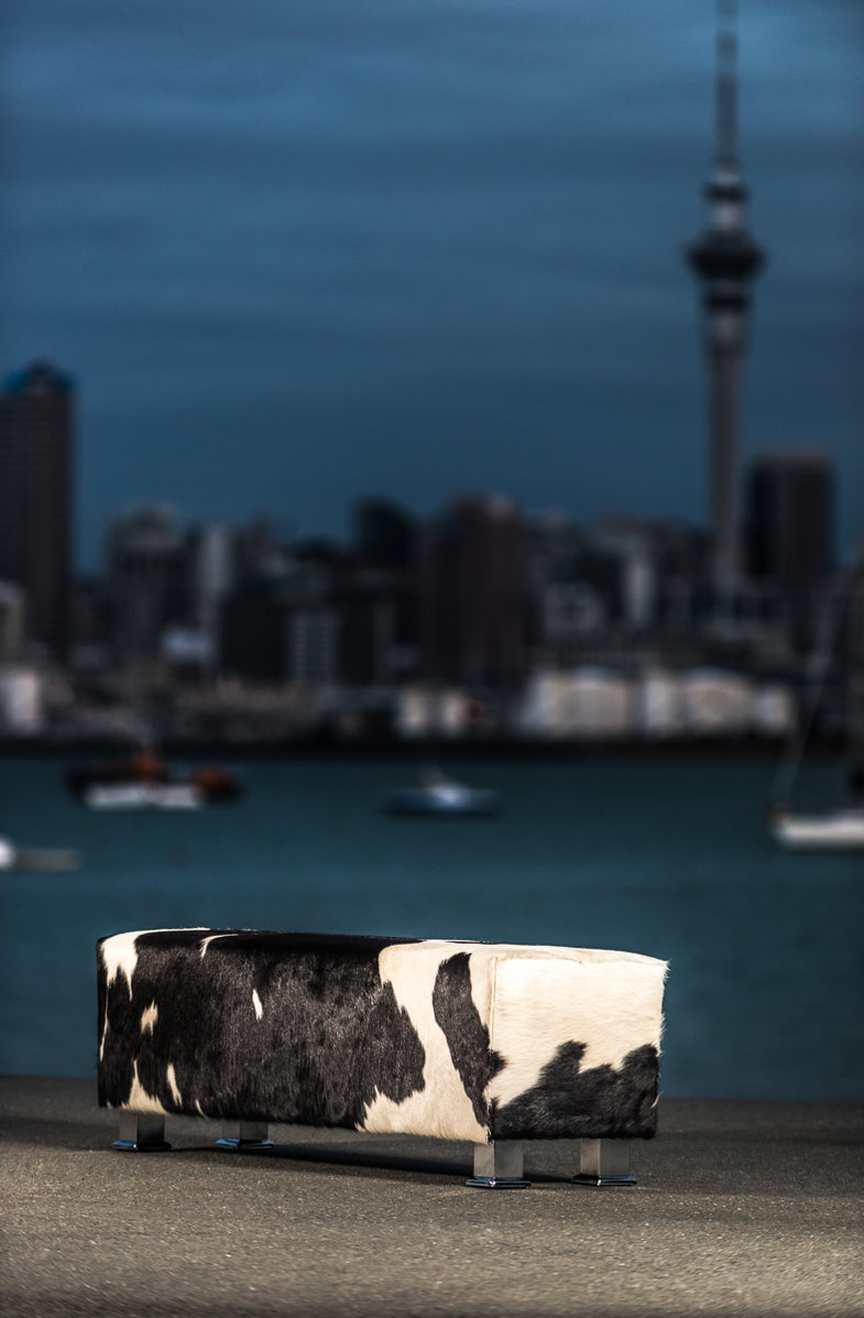 Cowhide Ottoman Australia Creatures Ottomans